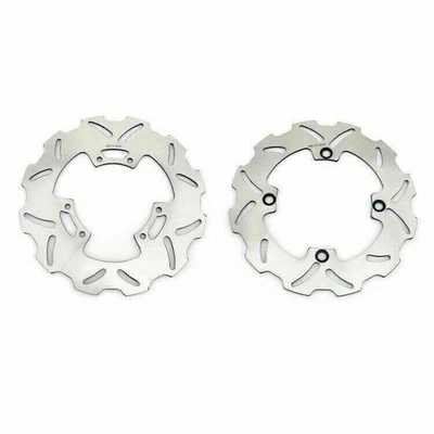 For Honda Front Rear Brake Discs Rotors CR125E CR125R 98-01 CR250E CR250R 97-01 Foto 1 de 4