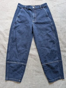 Everlane Barrel Utility Jeans Womens 29 High Rise Organic Stretch Denim Pants - Picture 1 of 13