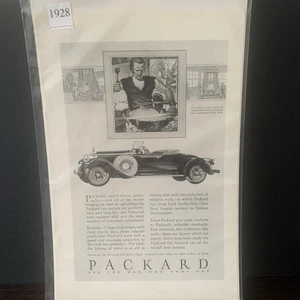 Vintage 1928 Packard Crank Shafts Gears Axels Ad Advertisement - Picture 1 of 2