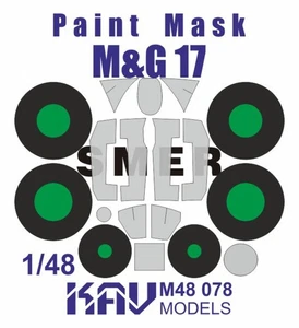 Paint mask for MIG 17 (Smer/The modeler) - Picture 1 of 1