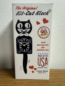 The Original Kit Cat Klock Classic Black 90th Anniversary Made in USA Model BC-1 - Picture 1 of 12