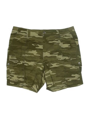 Pantalones cortos Style&Co verde caqui para mujer 18 Plus Foto 1 de 2