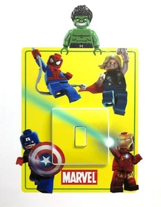 Interruptor de luz pegatina envolvente LEGO - Marvel - personajes - 177 - Imagen 1 de 3