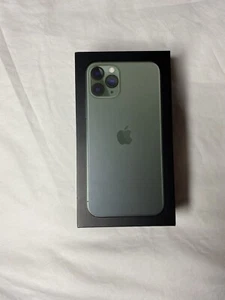 Iphone 11 Pro Box Only (Midnight Green) Empty 64 GB with Paperwork and Stickers - Picture 1 of 2