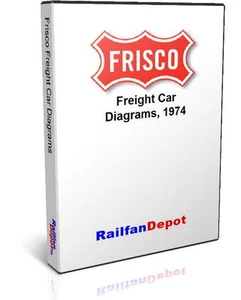 Frisco SLSF Railway Freight Car Diagrams - PDF on CD - RailfanDepot - Picture 1 of 4