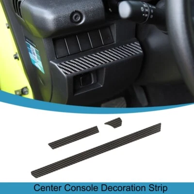 Tiras decorativas de consola central pegatinas para cubierta para Suzuki Jimny 2019-2024 Foto 1 de 4