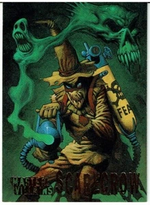 BATMAN MASTER SERIES MASTER VILLAINS CARD 8 OF 10 SCARECROW - Picture 1 of 2