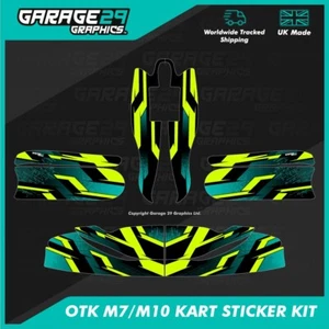 OTK M7/M10 KART STICKER KIT - MATRIX - COLOUR 1 - CUSTOMISABLE - Picture 1 of 3