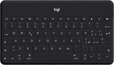 Logitech Keys-To-Go Tastiera Bluetooth Sottile E Leggera Per IPhone IPad ITALIAN - Immagine 1 di 4