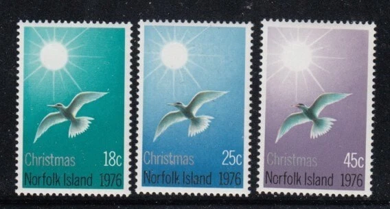 NORFOLK ISLAND Christmas 1976 MNH set - Image 1 of 1