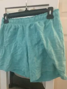 So Girls Shorts Clothing Green Elastic Waist Missing Drawstring Size 16 - Picture 1 of 2