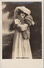 Miss Edna May Actress Unused Faulkner & Co Real Photo Postcard G2
