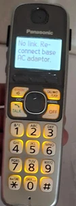Panasonic KX-TGA470S Erweiterung kabellos Mobilteil Cradle Original-Zubehör-Hersteller AC-Ladegerät PNLC1029 - Bild 1 von 20