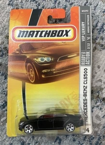2007 Matchbox VIP Luxury Black Mercedes-Benz CLS500 #34 New Sealed HTF Rare - Picture 1 of 5