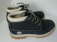 Timberland Women's Blue Leather Boots Sz: 5.5M