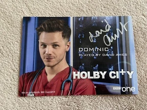 DAVID AMES (HOLBY CITY) HAND SIGNED CAST CARD - UNDEDICATED - Picture 1 of 2