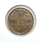 S3 - Lithuania 1 Centas 1925 Extremely Fine + Brass Coin *** Scarcer