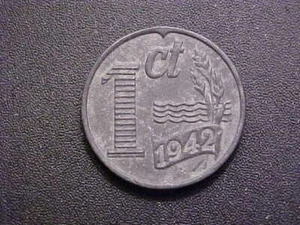 1942 Netherlands 1 Cent KM# 170 - Nice High Grade Circ Collector Coin!-d9199xqx - Picture 1 of 2