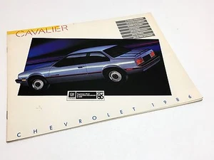 Folleto Chevrolet Cavalier 1986 - francés - Imagen 1 de 1