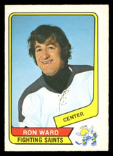 1976-77 OPC O PEE CHEE HOCKEY WHA #35 RON WARD NM MINNESOTA FIGHTING SAINTS Card