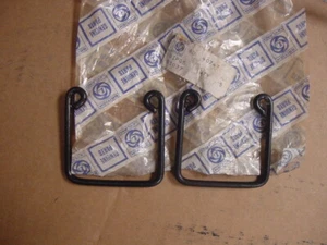 2 NOS British Leyland Seat Belt Guide Loops Jaguar XKE Series III Roadster 71-74 - Picture 1 of 3