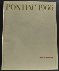 1966 Pontiac Brochure Tempest GTO Grand Prix Bonneville Catalina 2+2 Safari - Picture 1 of 19