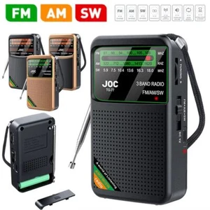 Mini Pocket Radio Rechargeable Full Band Radio for Senior Home Walking - Zdjęcie 1 z 14