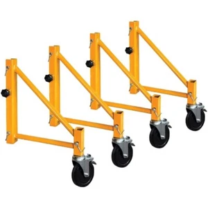 14" Scaffold Outriggers with 5" Caster Wheels, Fits Metaltech Baker, 4-Pack - Picture 1 of 7
