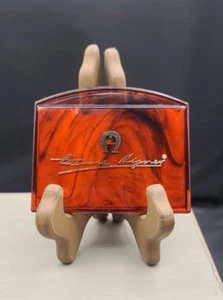 Etienne Aigner Brown Tortoise Shell Purse Hand Mirror - Picture 1 of 3