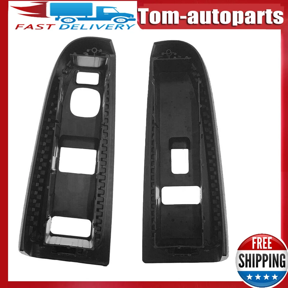 1 par de bisel interruptor ventana eléctrica lateral derecha+derecha para Chevy Silverado Cadillac GMC Foto 1 de 4