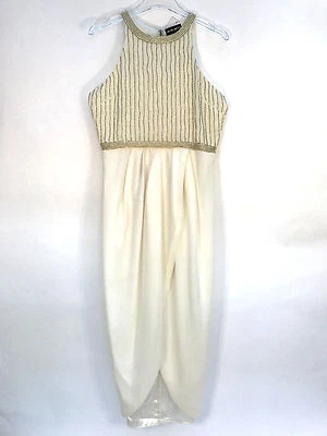 VIRGOS LOUNGE Adornado Fiesta Noche Boda Vestido - Imagen 1 de 4