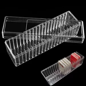 Transparent PC Coin Storage Box Case 20 Slab Coin Holder for PCGS NGC PCCB PMGab - Picture 1 of 15