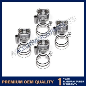 4pcs Piston kit+Piston Pin+Piston Clip+Piston Ringsfor Yanmar 4TN78 Engine - Picture 1 of 4