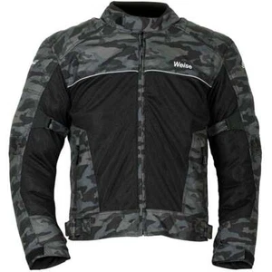 Weise Scout CE AA Mesh Air Summer Textile Motorcycle Motorbike Jacket - Camo - Picture 1 of 4