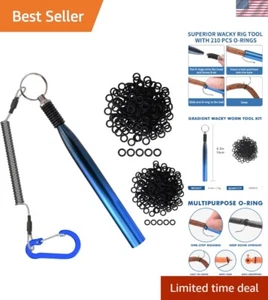 Gradient Fishing Wacky Rig con O Rings in Silicone 210pz per 3"-4" e 5"-7" con... - Foto 1 di 8