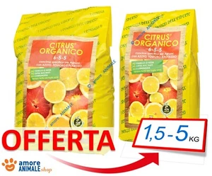 CITRUS ORGANICO → 1,5 / 5 kg - Concime specifico per AGRUMI con OLIO di NEEM - Foto 1 di 3
