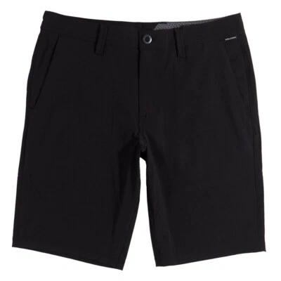 VOLCOM SNT FRICKIN STATIC Men's Hybrid Shorts - BLK - Size 28 - NWT - Image 1 of 2