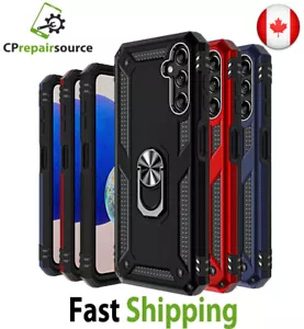 Samsung s24 Plus Armor Rugged KickStand Shockproof Case Ring Stand Heavy Duty - Picture 1 of 7