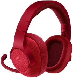 Logitech G433 Gaming-Headset, 7.1 Surround Sound, DTS, 3.5mm Klinke rot - Bild 1 von 4