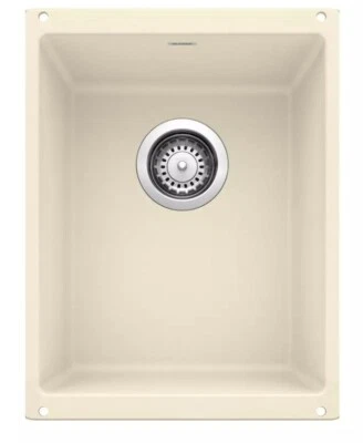 Fregadero de un solo cuenco Blanco 513423 Preciso montaje medio bajo #61. Foto 1 de 2