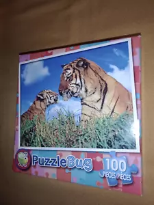 Puzzle: Jungtiger, 100 Teile 8,75 Zoll x 11,25 Zoll Puzzlebug Alter 6+, versiegelte Verpackung - Bild 1 von 1