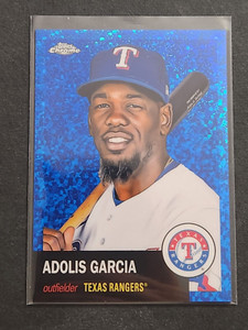 2022 Topps Platinum Anniversary Blue Mini Diamond Adolis Garcia 33/199