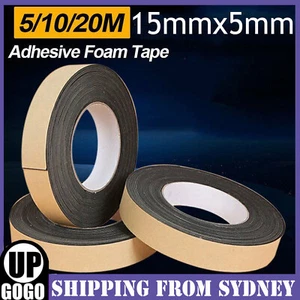 Foam Seal Weather Strip Foam Tape Door Window Draught Excluder Self Adhesive - Picture 1 of 12