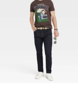 Pantalones de mezclilla elásticos ajustados Goodfellow & Co para hombre cómodos -40x32 nuevos - Imagen 1 de 22