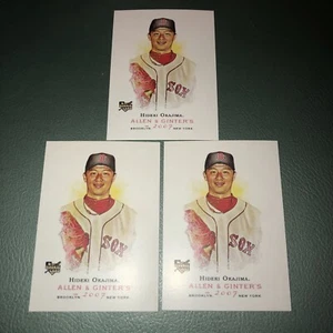 2007 Topps Allen & Ginter #217 Hideki Okajima Rookie x 3 - KOSTENLOSER VERSAND - Bild 1 von 3