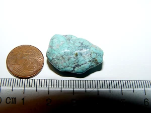 Echter Türkis Naturstein Edelstein Heilstein ca. 23x18x13mm 6 Gramm (#03) - Bild 1 von 4