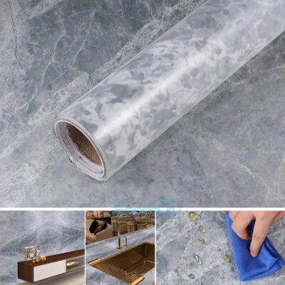 Самоклеящиеся мраморные обои 10 футов для очистки контактная бумага кухонная столешница - Изображение 1 из 4
