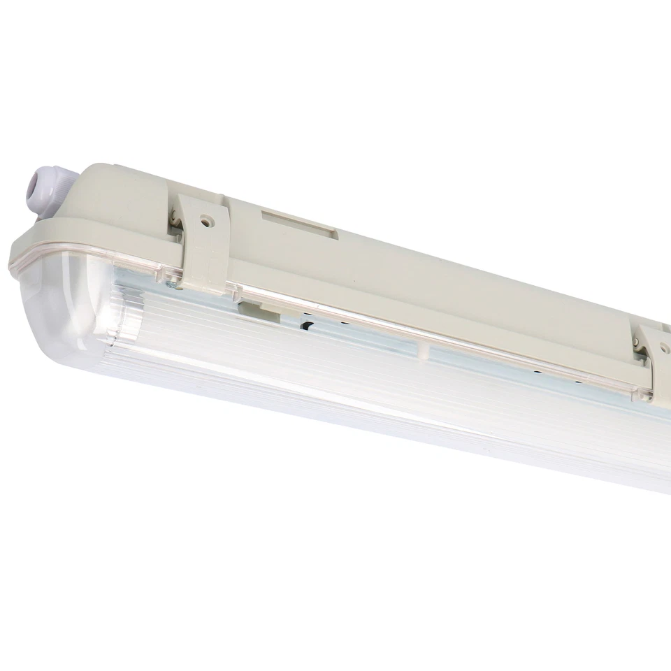 LED'S LIGHT Feuchtraumleuchte HF-Bewegungsmelder und LED-Röhre 120 cm 14W neutralweiß IP65