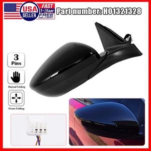 Black Right Passenger Side Mirror 3Pin For Honda Accord 2018-2019 2020 2021 2022 - Picture 1 of 17