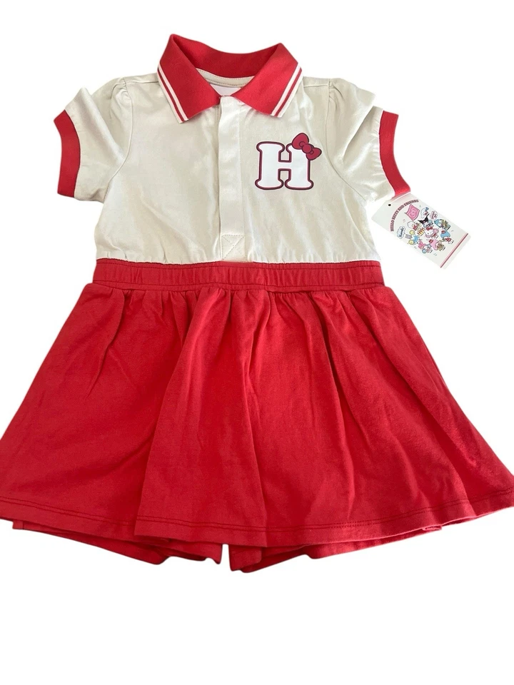 Mameluco de tenis Sanrio Hello Kitty para niños pequeños BoxLunch exclusivo talla 5T nuevo Foto 1 de 4